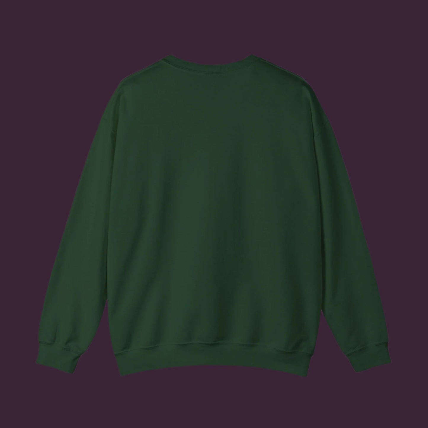 ANGY FROG UGLY XMAS TREE DARK GREEN CREWNECK