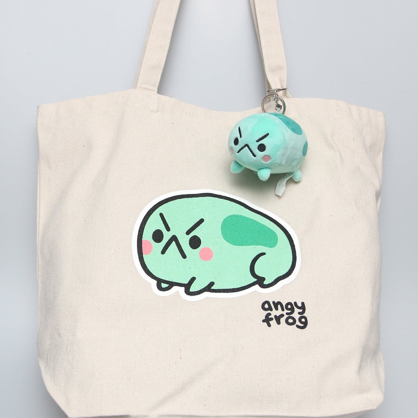 Angy Frog Keychain Plush - Limited