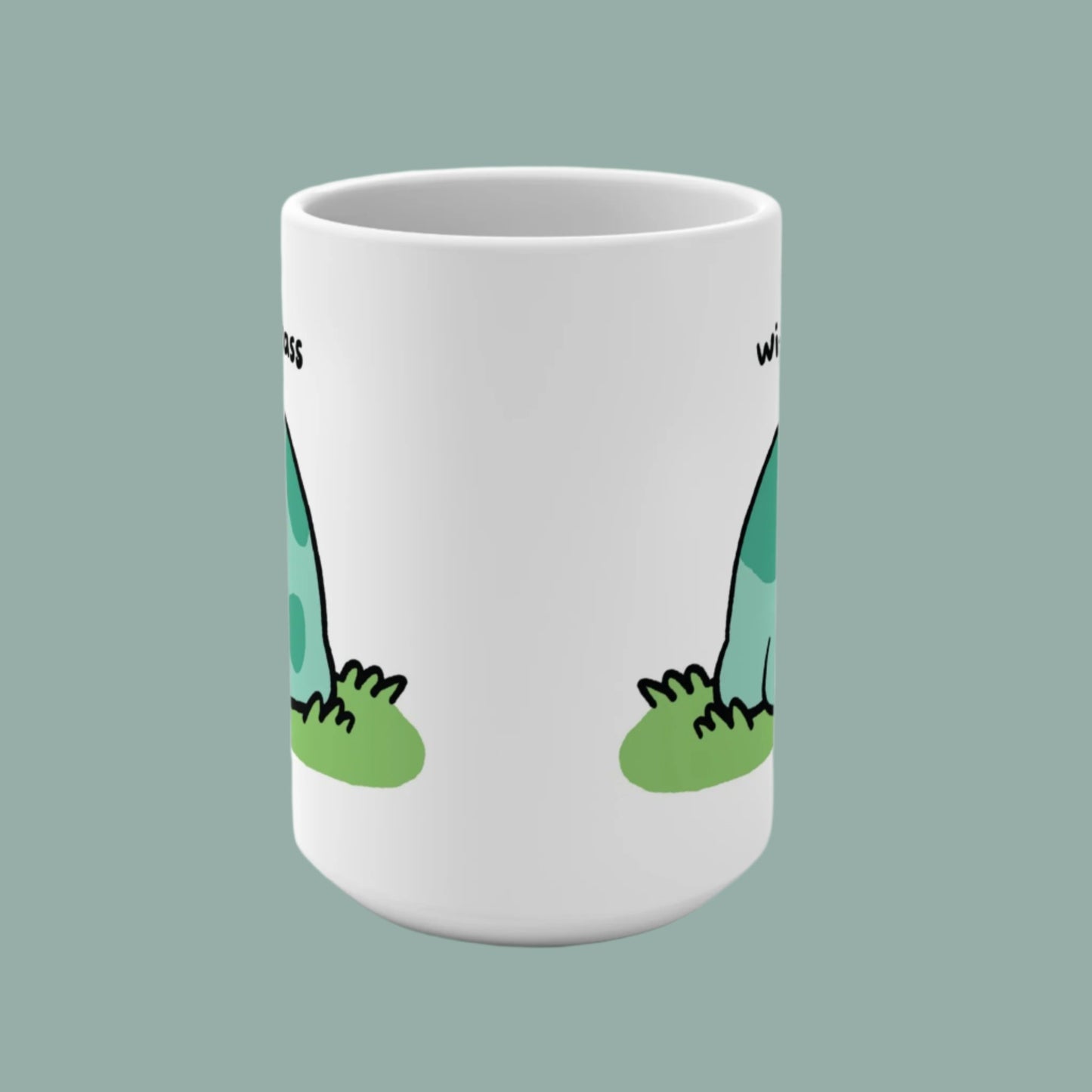 Touch Grass with Ass 15oz Mug