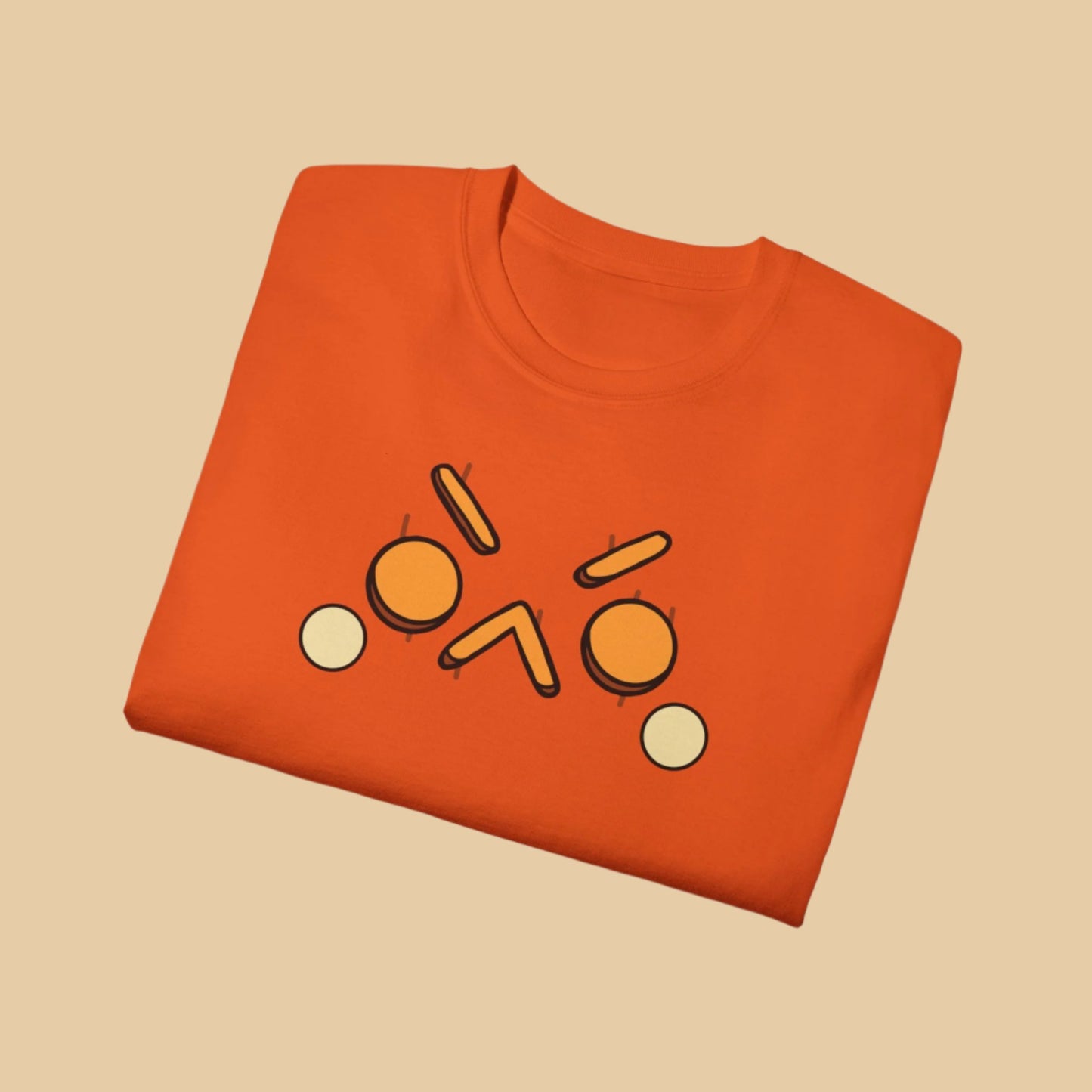 Angy Pumpkin Face Unisex Ultra Cotton Tee