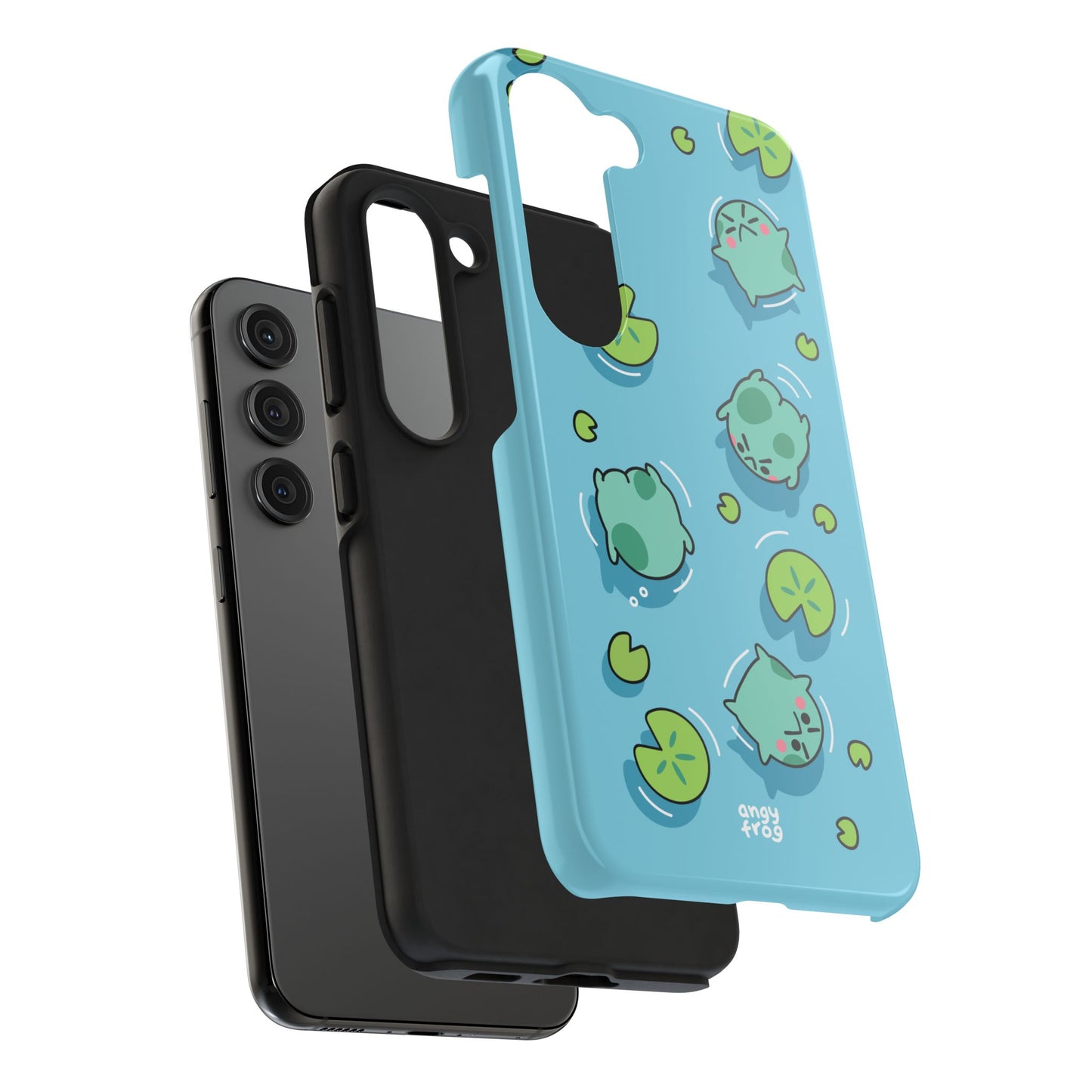 Angy Frog Tough Phone Cases