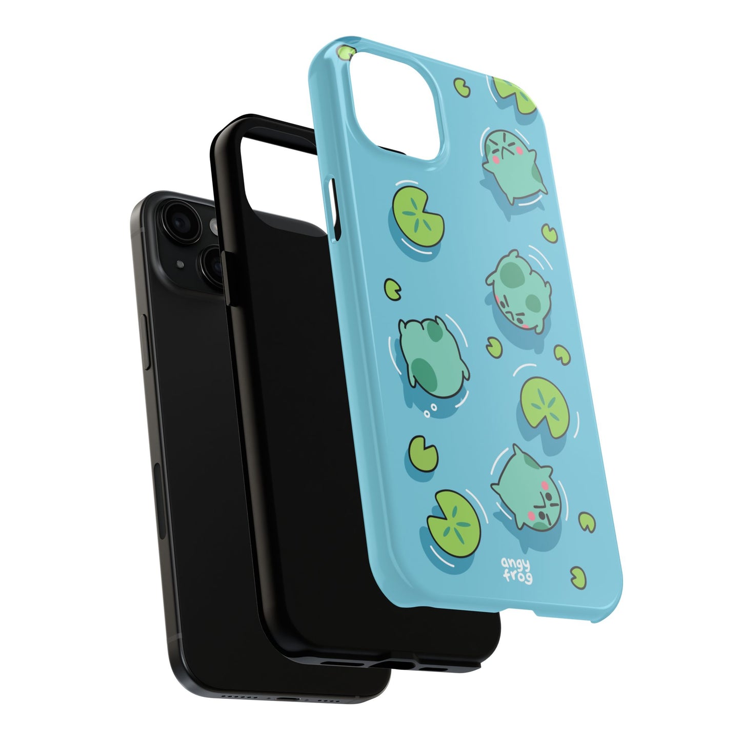 Angy Frog Tough Phone Cases