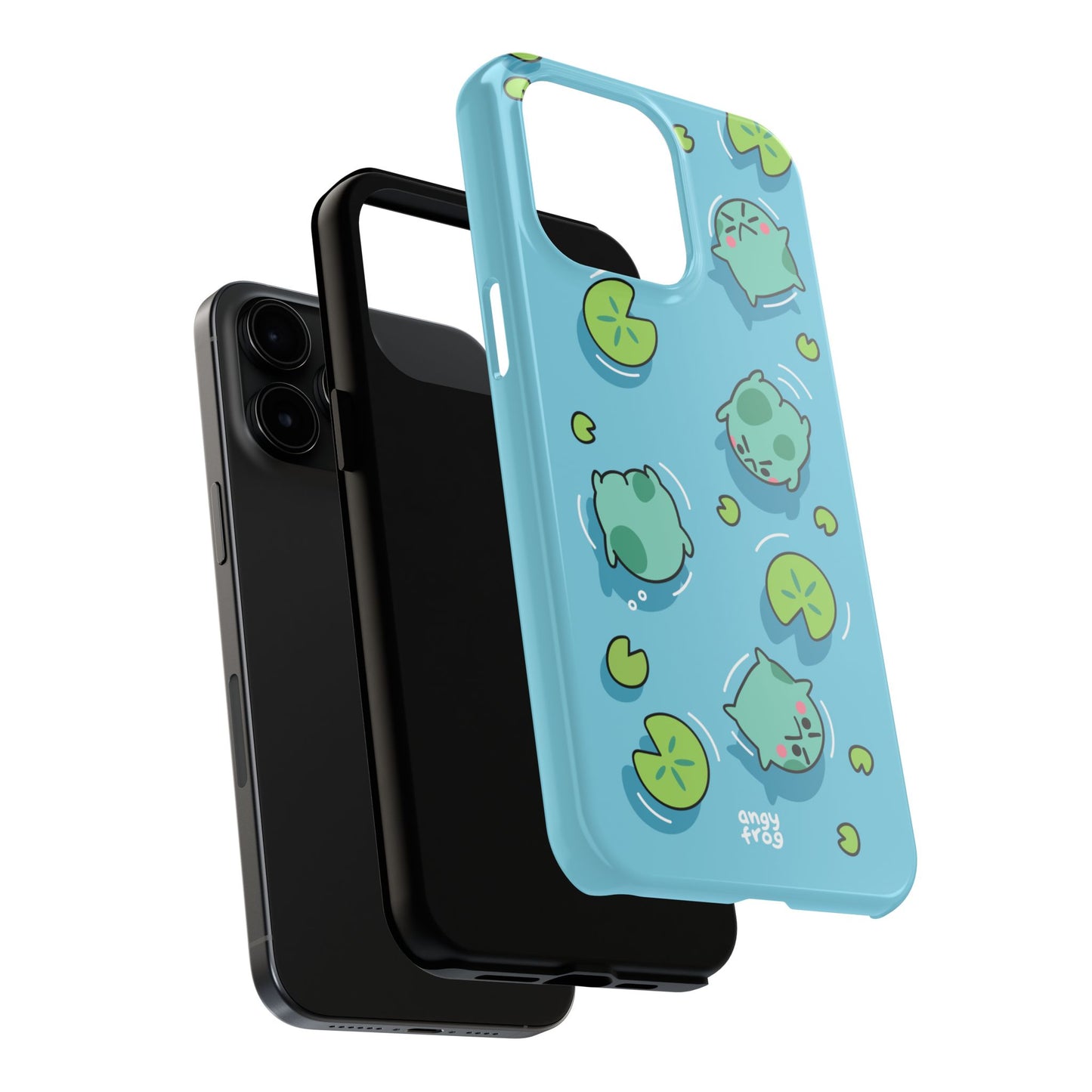 Angy Frog Tough Phone Cases