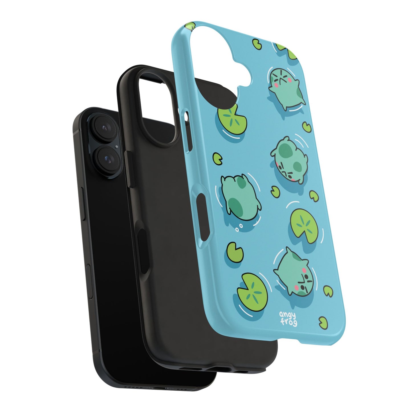 Angy Frog Tough Phone Cases