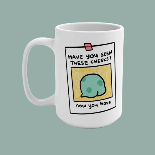 Angy Frog Have You Seen Him? 15oz Mug