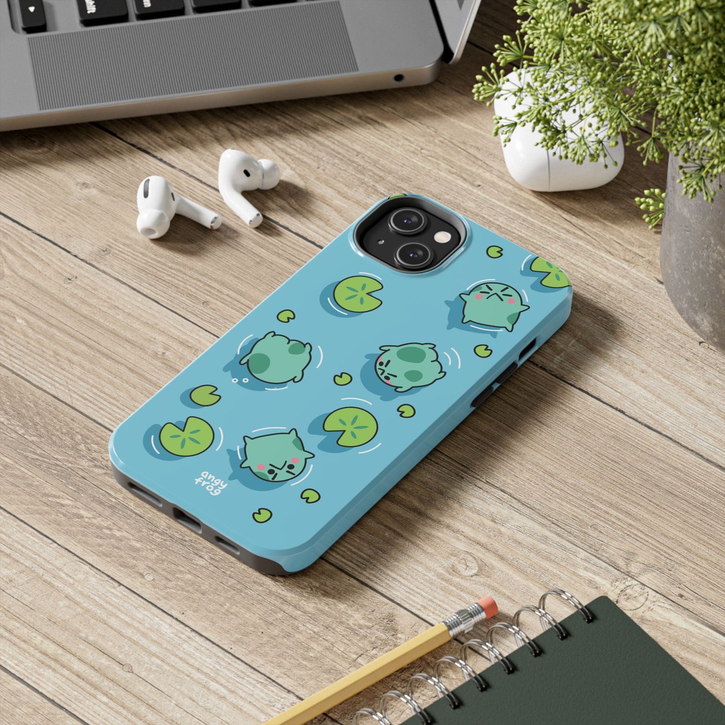 Angy Frog Tough Phone Cases