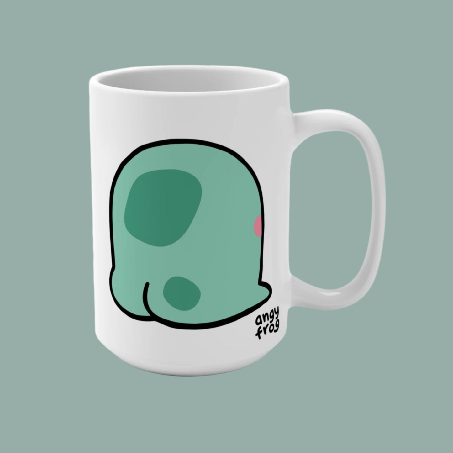 Angy Frog 15oz Mug