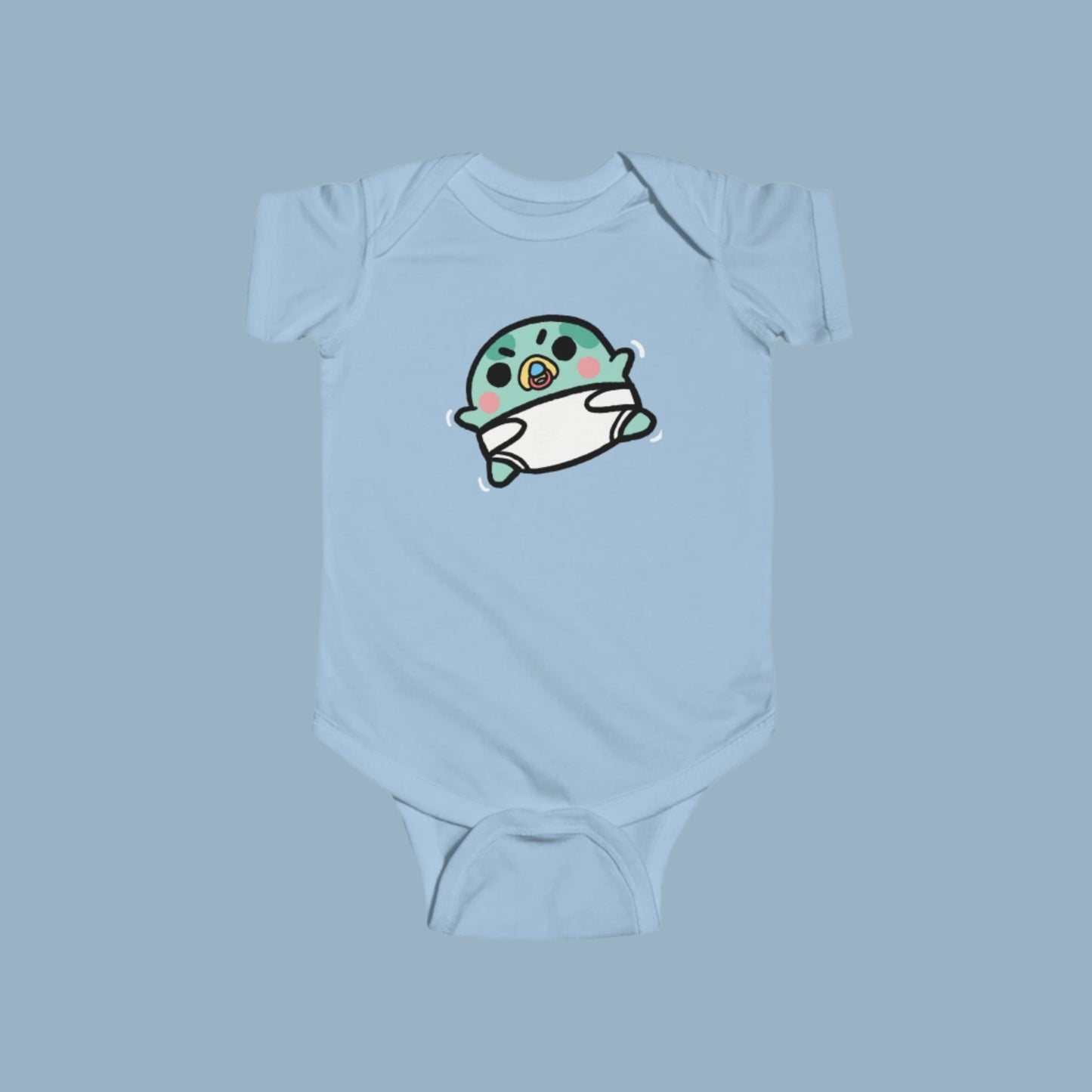 Baby Angy Frog Wiggle Onesie