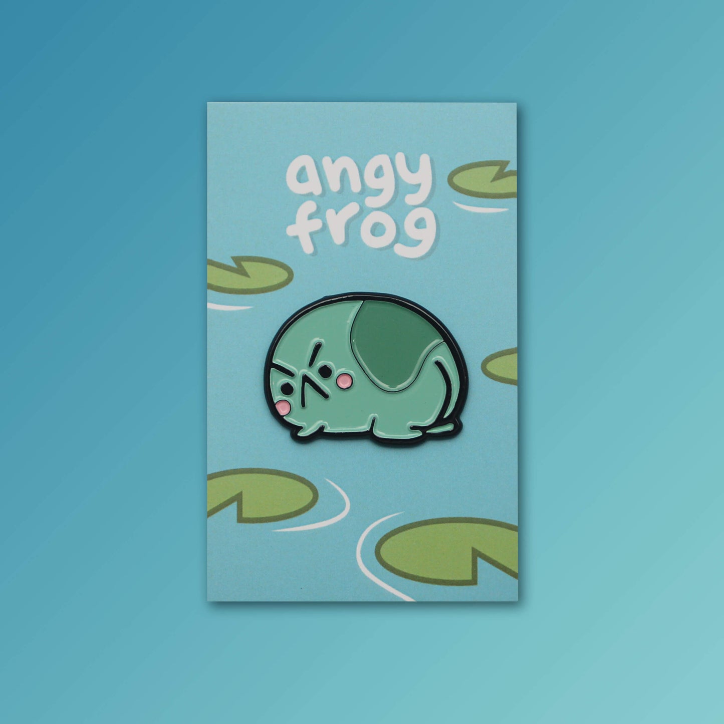 Angy Frog Butt Why Pin