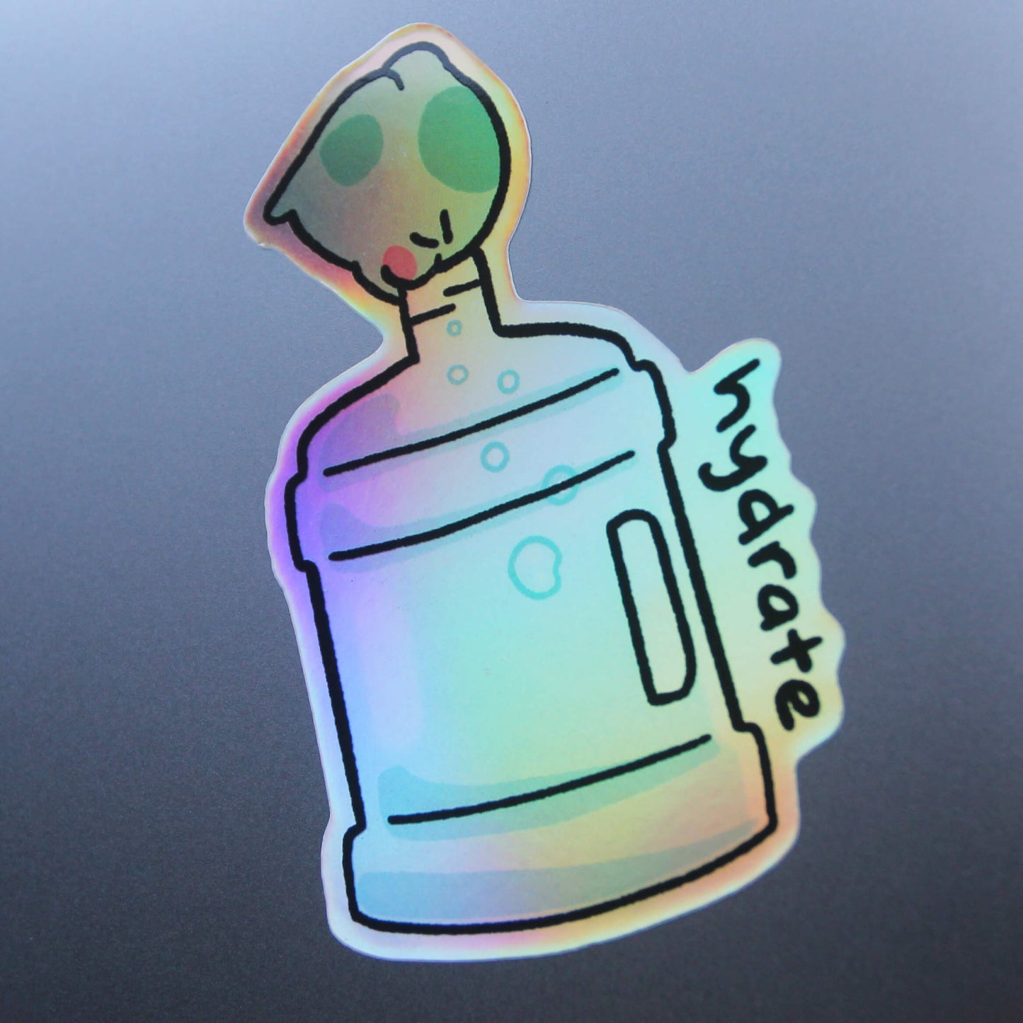 Angy Frog Limited Holographic Sticker!