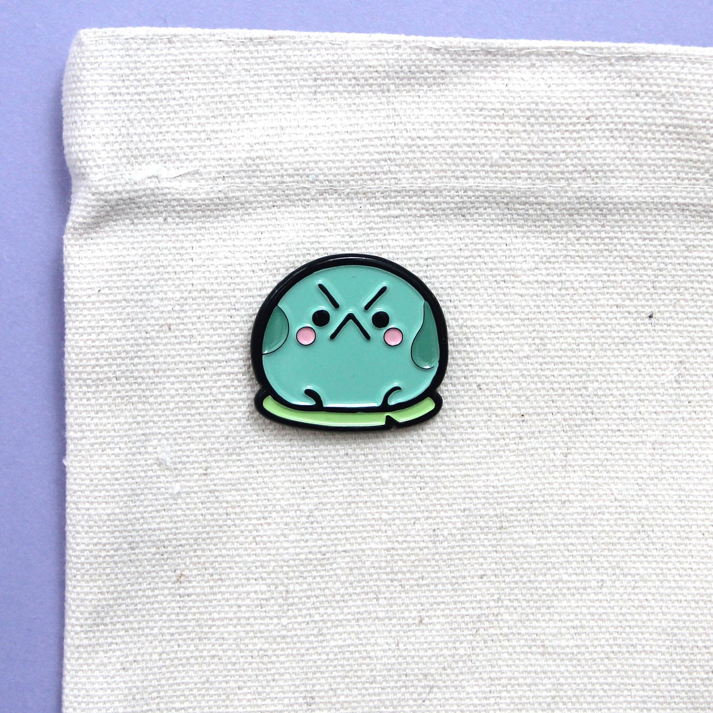 Angy Frog Lily Pin