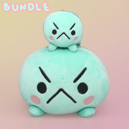 Angy Frog Plush (Flat Butt) Bundle and Save!